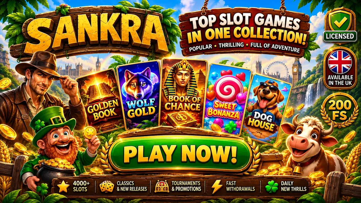 Slot titles in the Sankra lobby